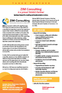 ZIM Consulting value proposition sheet