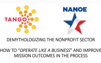 Demythologizing the Nonprofit Sector – How to “Operate Like a Business” and Improve Mission Outcomes in the Process